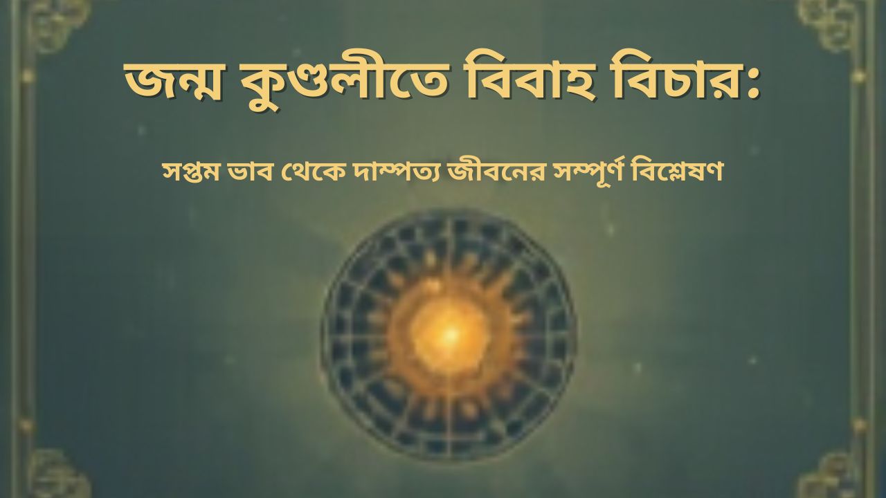 জন্ম কুণ্ডলীতে বিবাহ বিচার