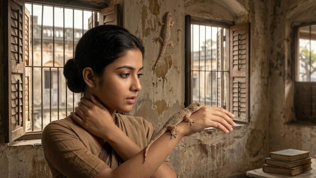 মেয়েদের ডান হাতের উপর টিকটিকি পড়লে কী হয়