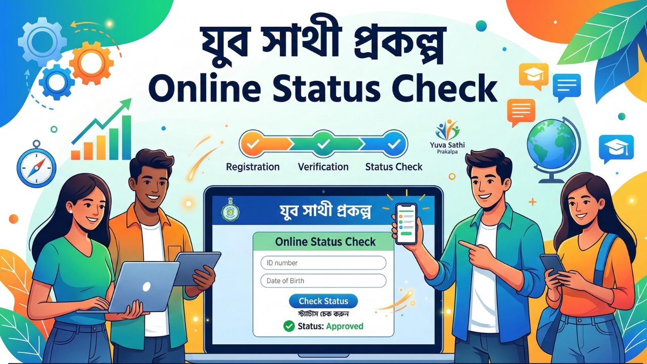 যুব সাথী প্রকল্প Online Status Check