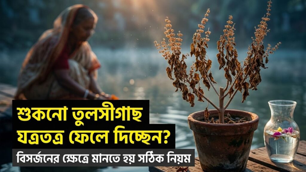 শুকনো তুলসীগাছ বিসর্জনের সঠিক নিয়ম