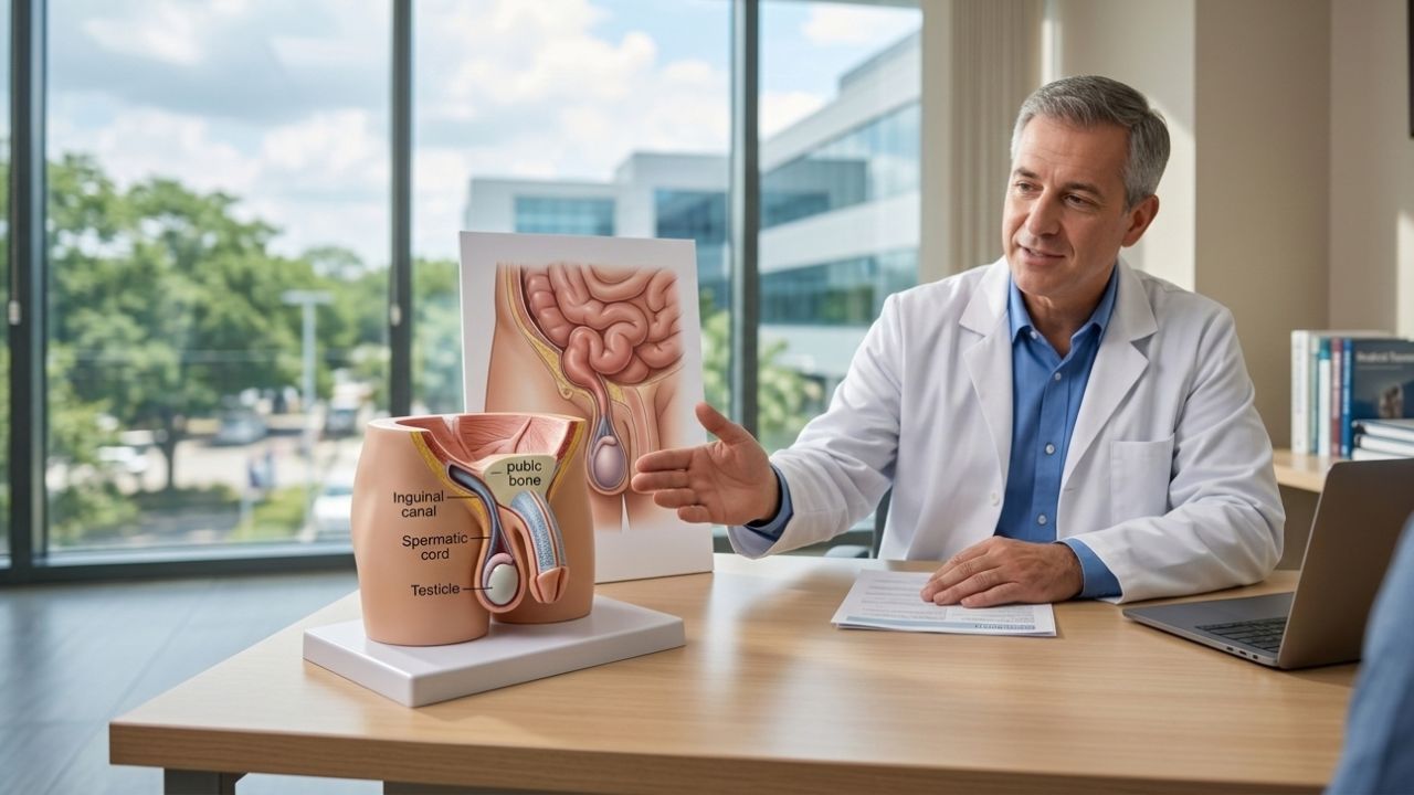 হার্নিয়া হলে কি অন্ডকোষ ঝুলে যায়