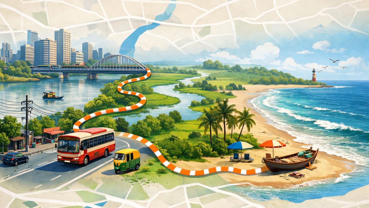 Hooghly Srerampore To Digha AC Bus Route