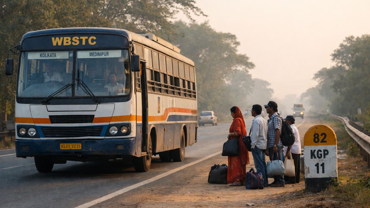 Kolkata to Medinipur Bus Timing
