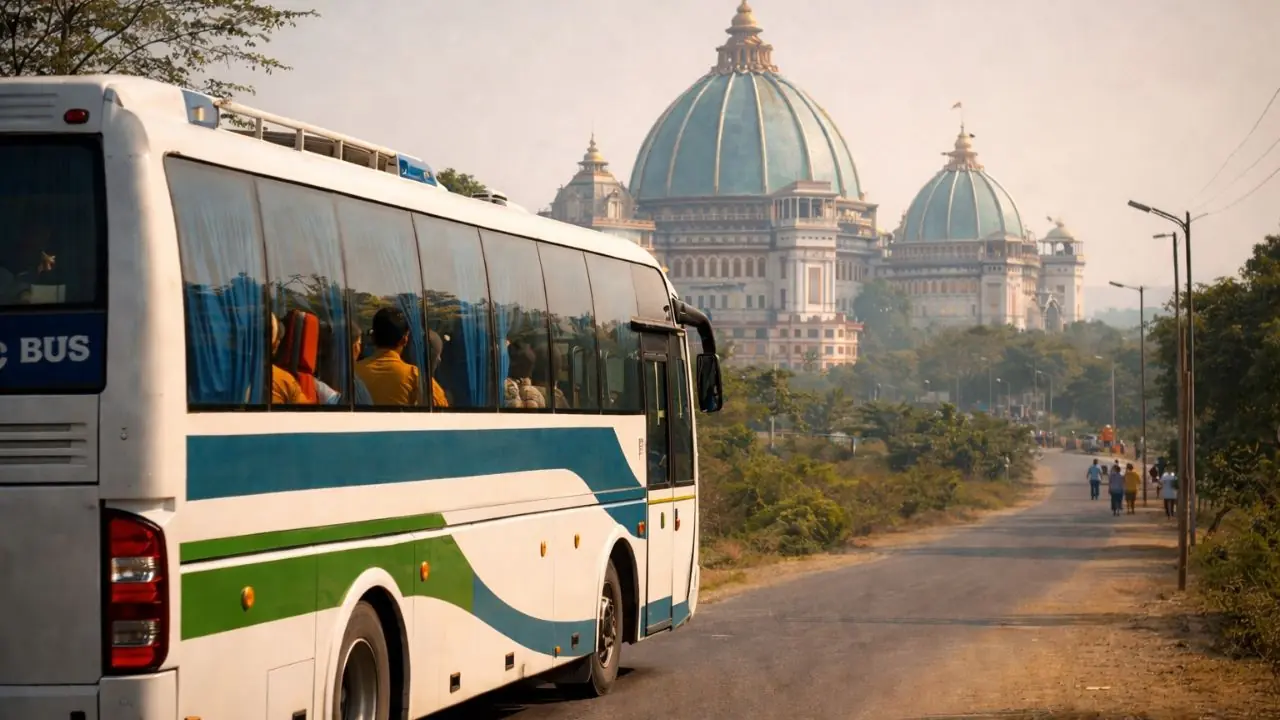 Medinipur To Mayapur ISKCON AC Bus Time & Route