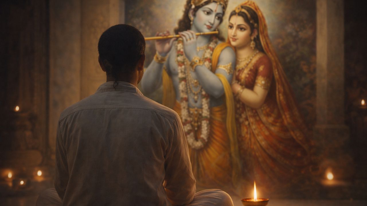 Radha Krishna Dhyana Mantra: Meaning, Method, Benefits