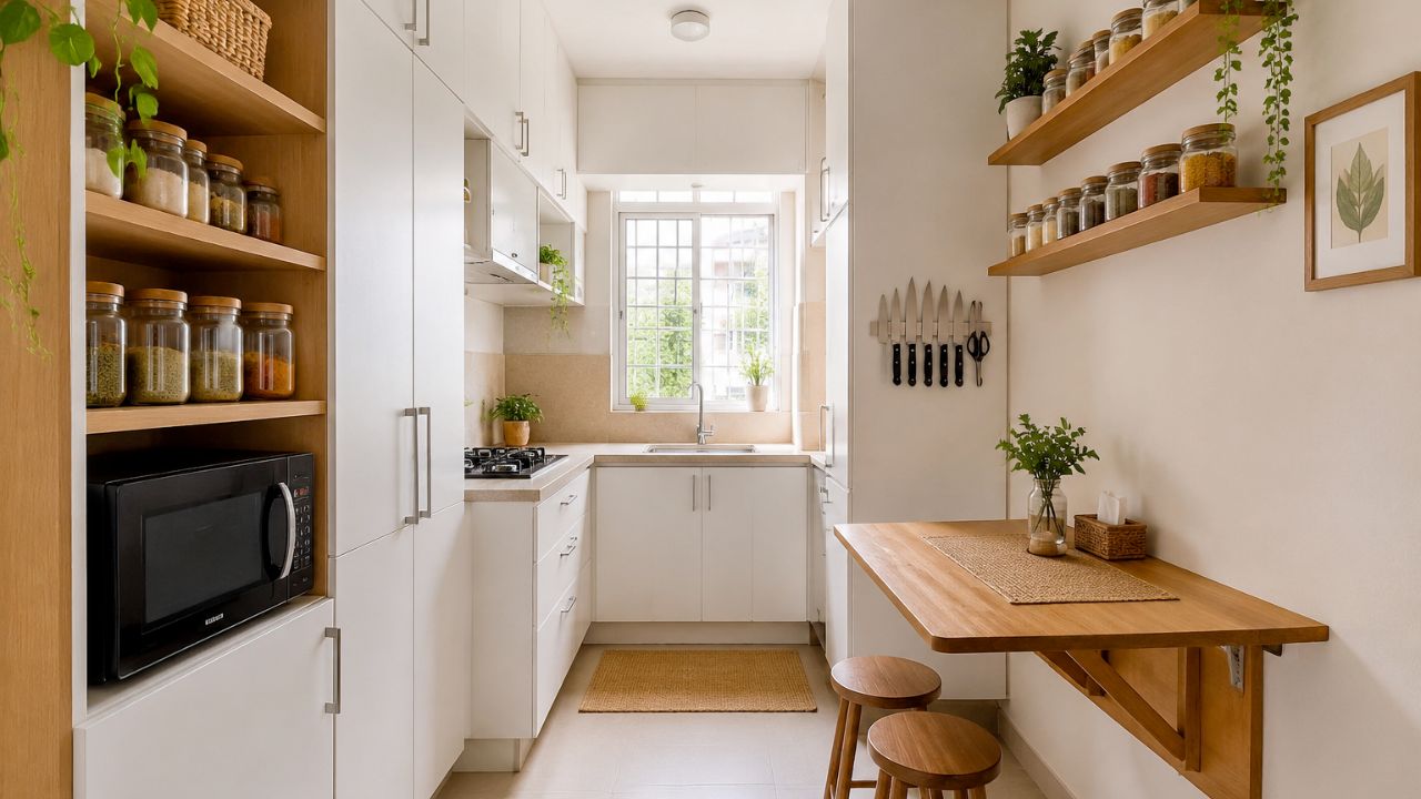 Space Saving Kitchen Organization
